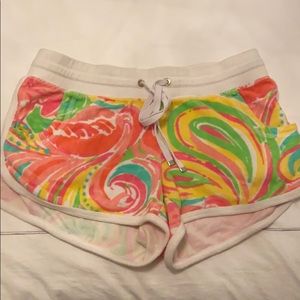 Lily Pulitzer Velour Shorts size small